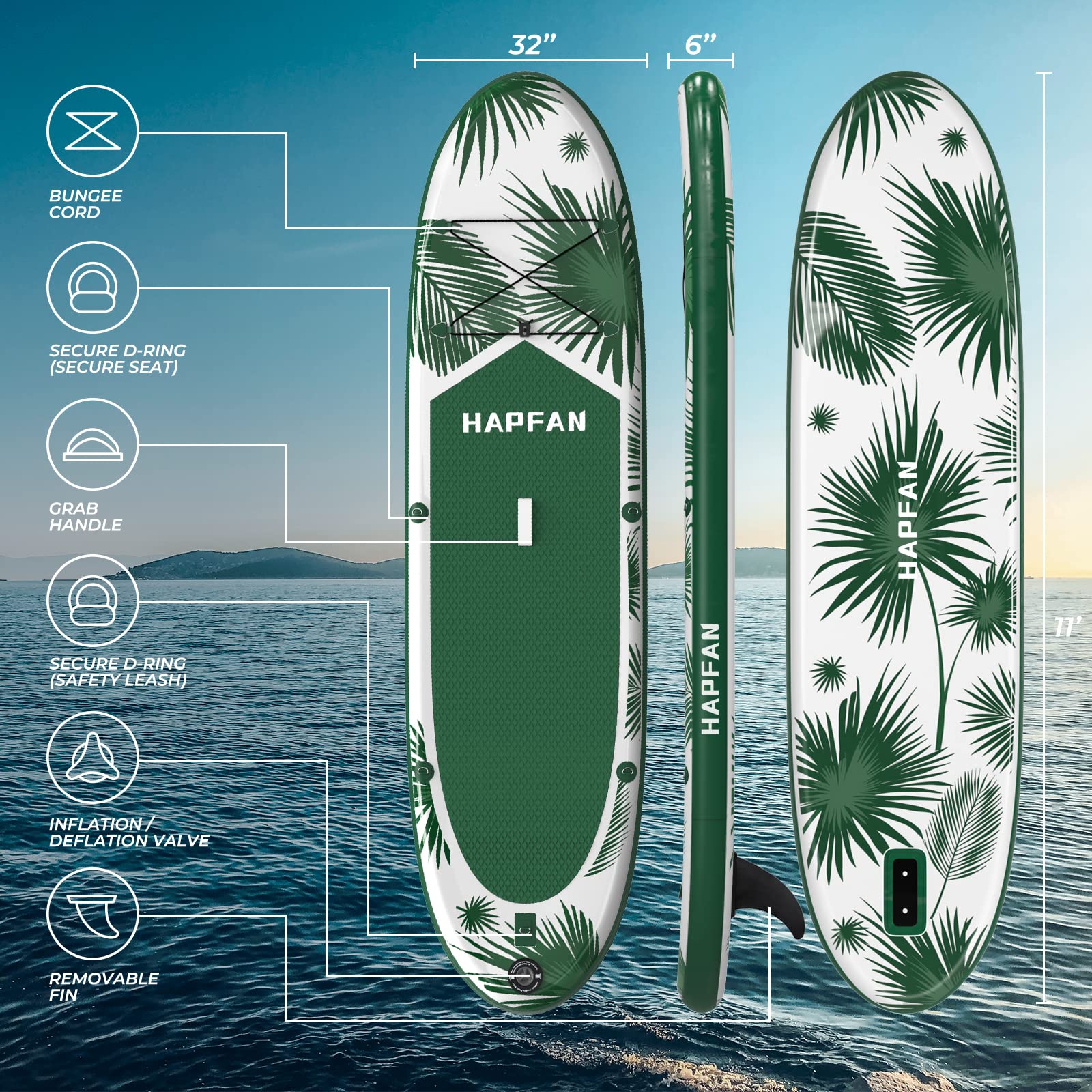 1076空気入れ式 SUP ボード 350cm 大人用 ポンプパドルフィン